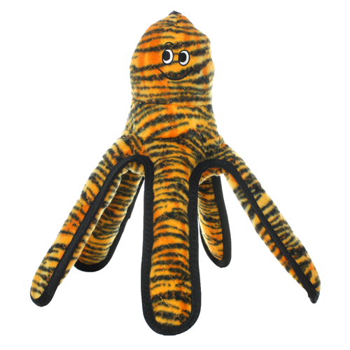 Tuffy Mega Large Octopus Tiger Dog Chew Toy