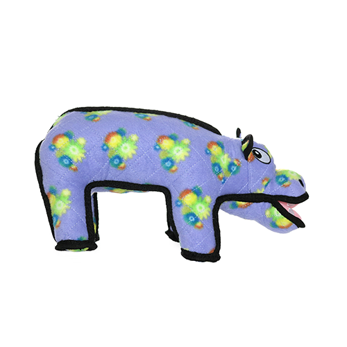 Tuffy Jr Zoo Hippo - Durable Dog Toy for Active Play