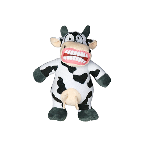 Mighty Jr Angry Animals Cow Chew Toy
