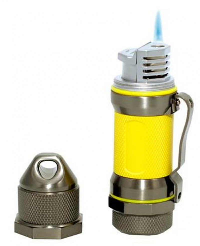 Visol Storm Gunmetal / Yellow High Altitude Windproof Lighter