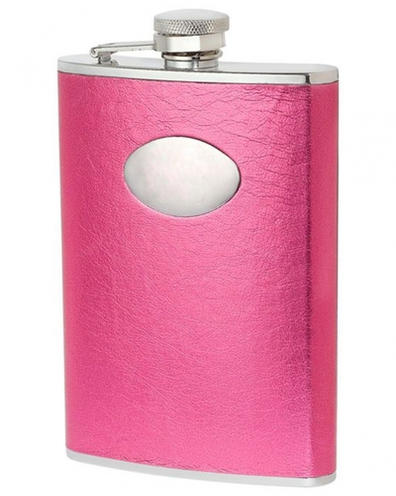 Visol Marilia Hot Pink 8 Oz Flask For Women