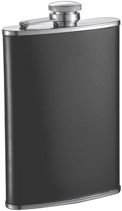 Visol Marcel Matte Black Stainless Steel Liquor Flask
