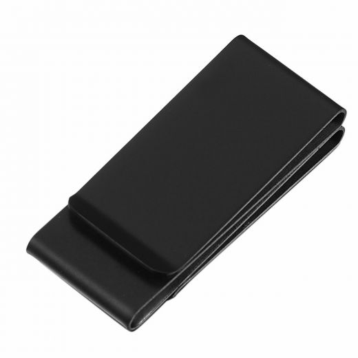 Visol Trio Matte Black Stainless Steel Money Clip