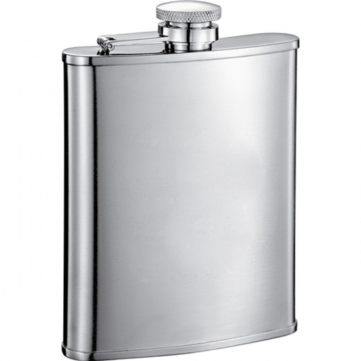 Visol Edge Stainless Steel 6 Oz Hip Flask