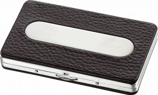 Visol Bremir Dark Brown Business Card Holder - Premium Quality and Style