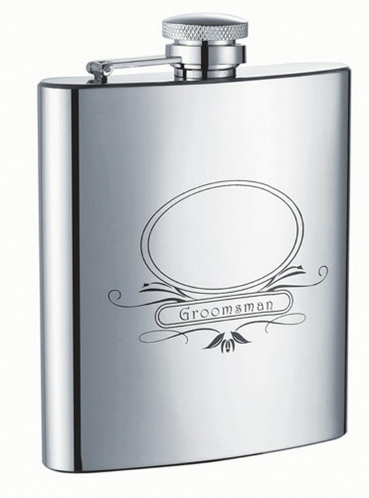 Stainless Flask Checkerboard 8oz