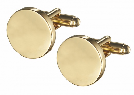 Visol Dantes Gold Plated Cufflinks