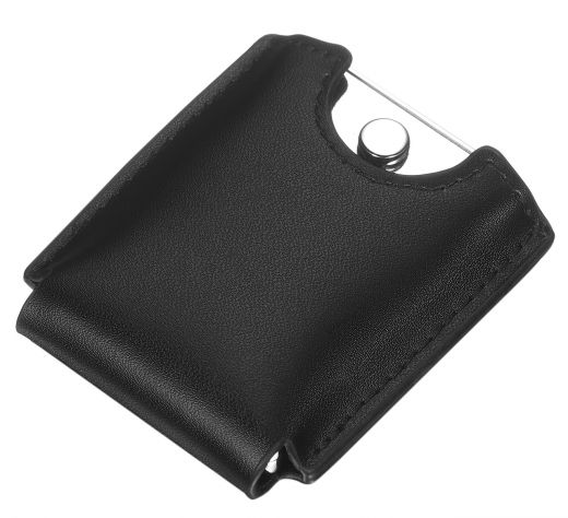 Visol Black Felt With Leather Exterior Pouch
