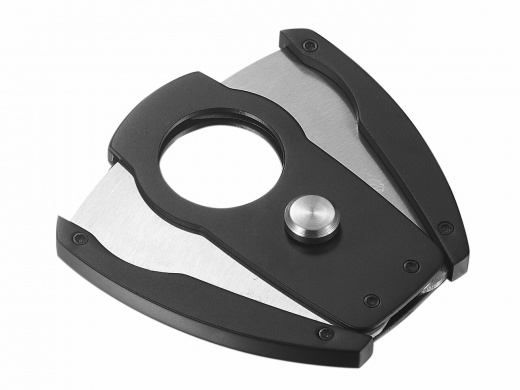 Visol Corbett Double Guillotine Cigar Cutter - Black Matte
