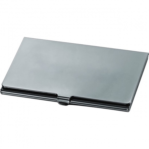 Elwood Gun Metal Business Card Case by Visol