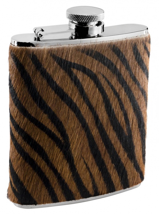Visol Tiger Fur Pattern Liquor Flask