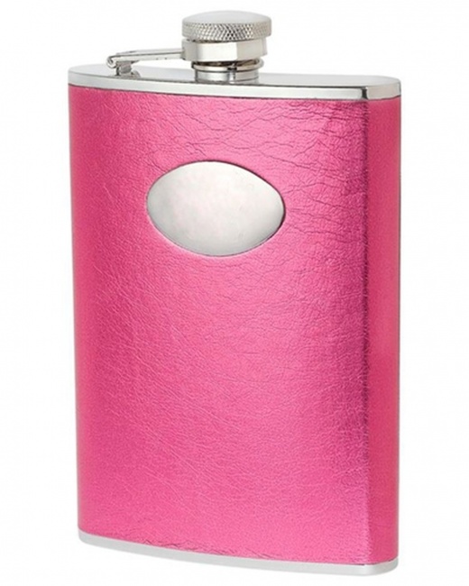 Visol Marilia Hot Pink 8 Oz Flask for Women - Durable, Leak-Proof, and Stylish