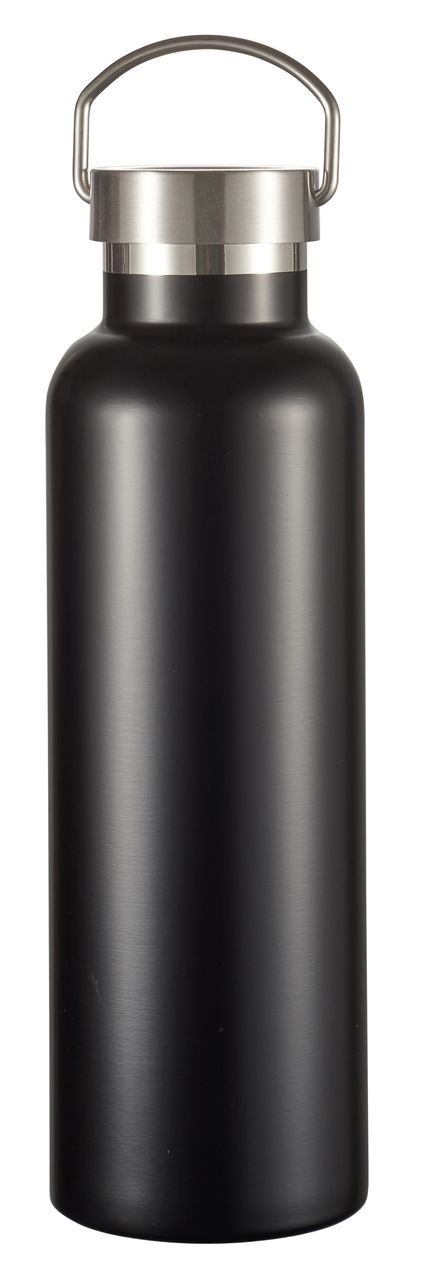 Visol James Matte Black Insulated Water Bottle - 24 Ounce