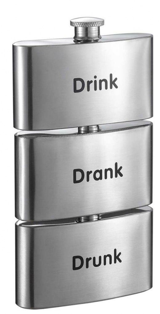 Visol Tenses Printed Three-In-One Flask Tower