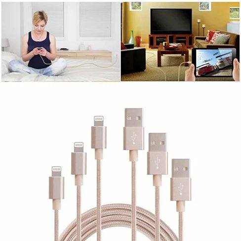 3 To Tango Apple Or Android Charging Cables 3Ft - 6Ft - 10Ft All 3 Included