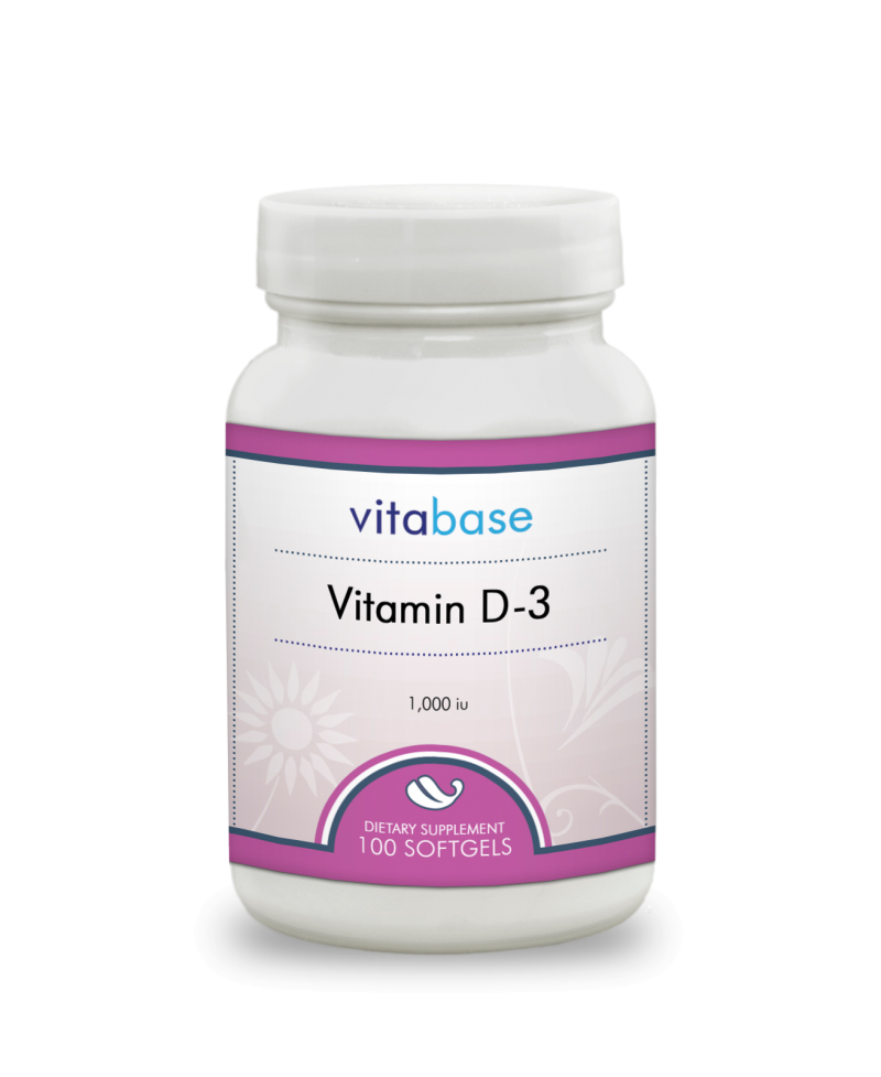 Vitamin D-3 (1000 Iu) 100 Softgels