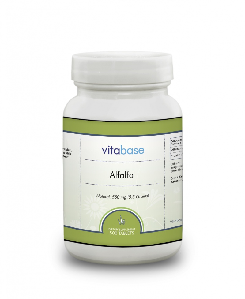 Alfalfa (550 Mg) Vitabase - 500 Tablets