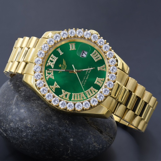 Overlord Steel Cz Watch