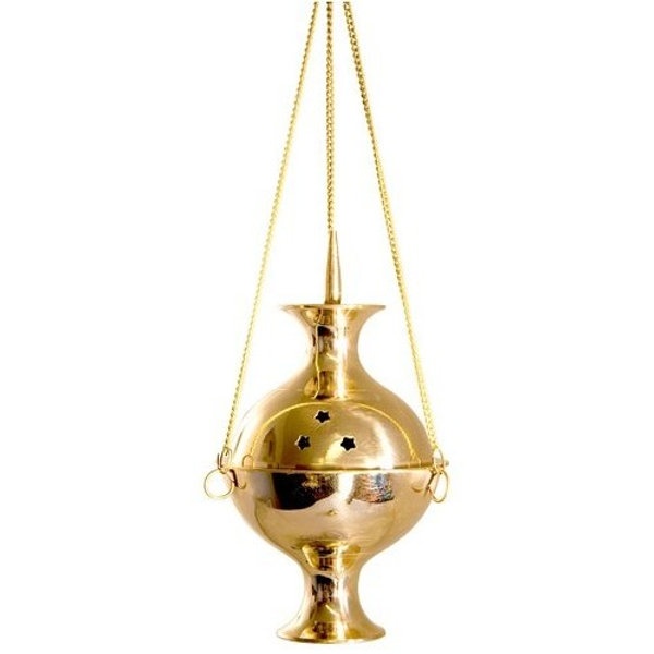 Hanging Brass Censer 8 Inches