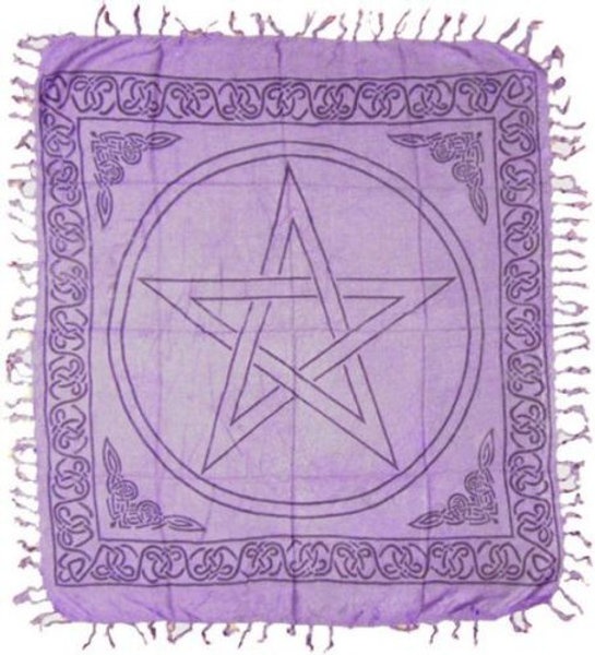 Altar Cloth Pentagram 36X 36 Inches