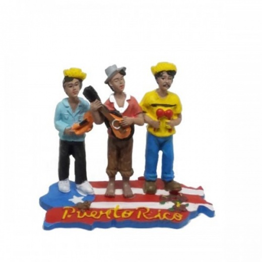 Puerto Rico Trovadores Polyresin Figurine