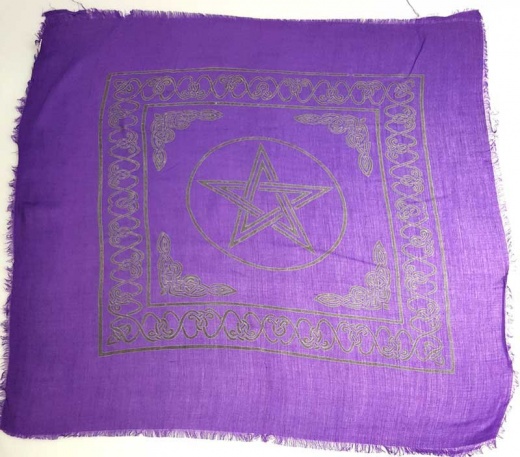 Pentagram Altar Cloth 18 X 18