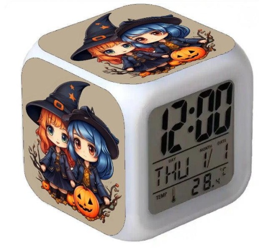 Digital Alarm Clock : Little Witch