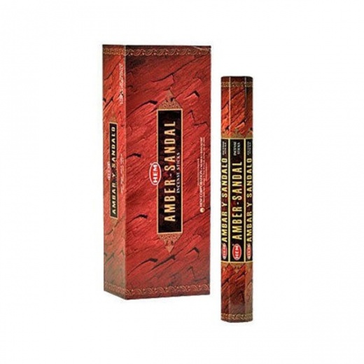 Amber Sandal Hem Incense - Hand-Rolled by HEM Company