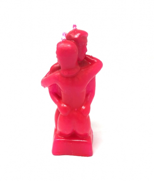 Couple Candle Pink
