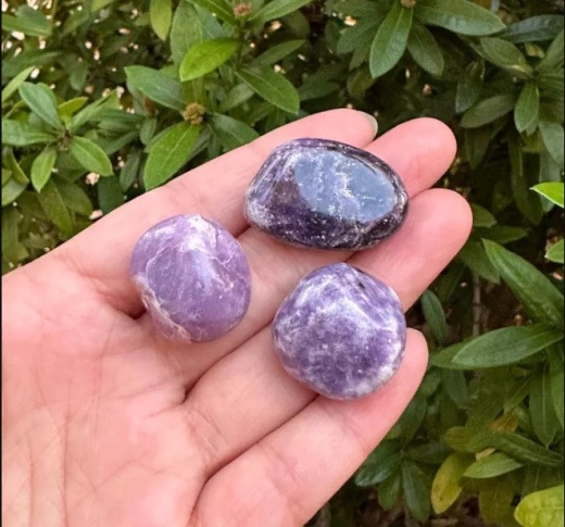 Tumbled Pebbles Stone - Lepidolite