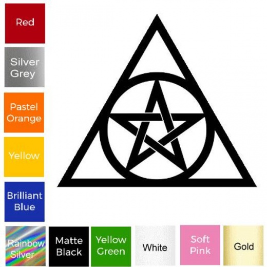 Pentagram Eye Of God Sticker #7 - Buy High-Quality Vinyl Decal Online