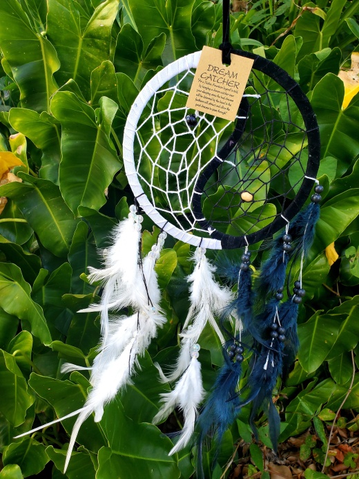 Handmade Dream Catcher Mirror: Ying Yang Tai-Chi