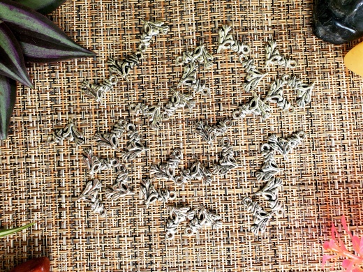 Witch Bloom Charm Pendant (30Pcs)