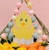 Wood Easter Chick In Egg Cutout Large, 12" X 6"