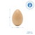 2" Varnished Wooden Egg