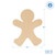 Gingerbread Man Cutout Jumbo 18"L X 14"w