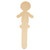 5” Boy-Shaped Popsicle Sticks, 2 ½” Base