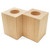 Wood Cube Candle Holder For Tea Lights
