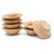 2-3/4” Mini Wooden Flared Bowls