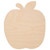 Wood Apple Cutout Large 8" X 9", 1/8" Thick