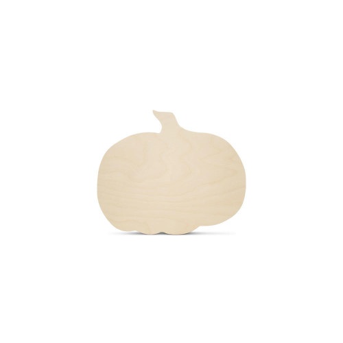 5" Wooden Pumpkin Cutout, 1/4” Thick