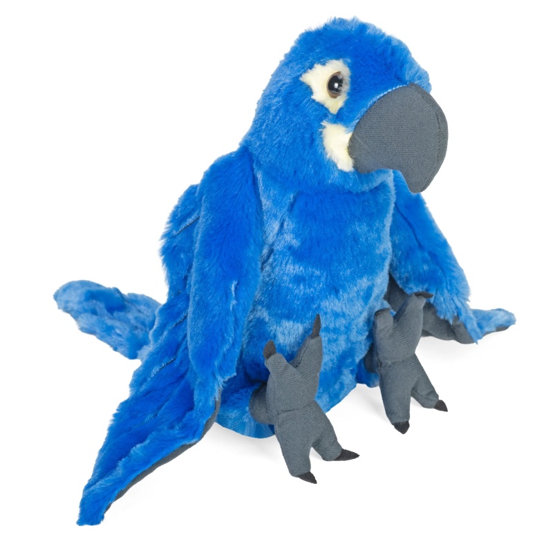 Cuddlekins Hyacinth Macaw Stuffed Animal - 12"