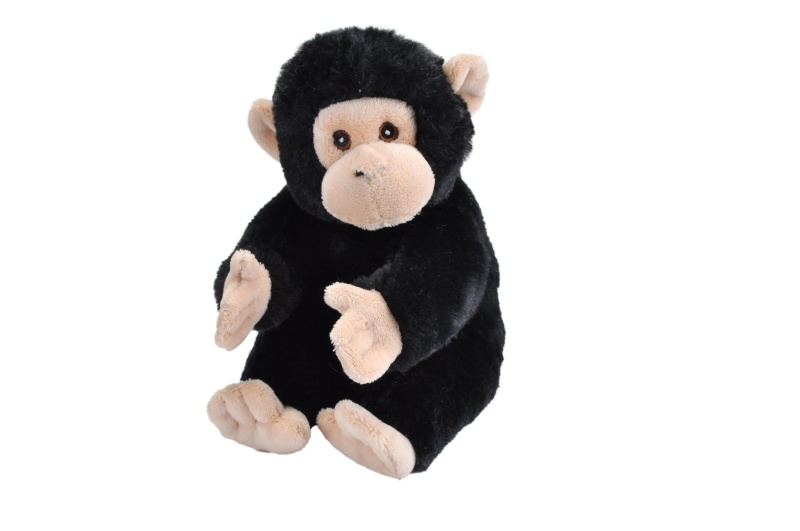 Ecokins Mini Chimpanzee Stuffed Animal - 8"