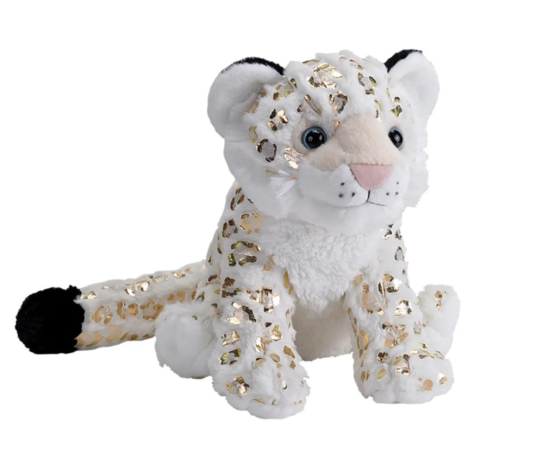 Foilkins Snow Leopard Stuffed Animal - 12"