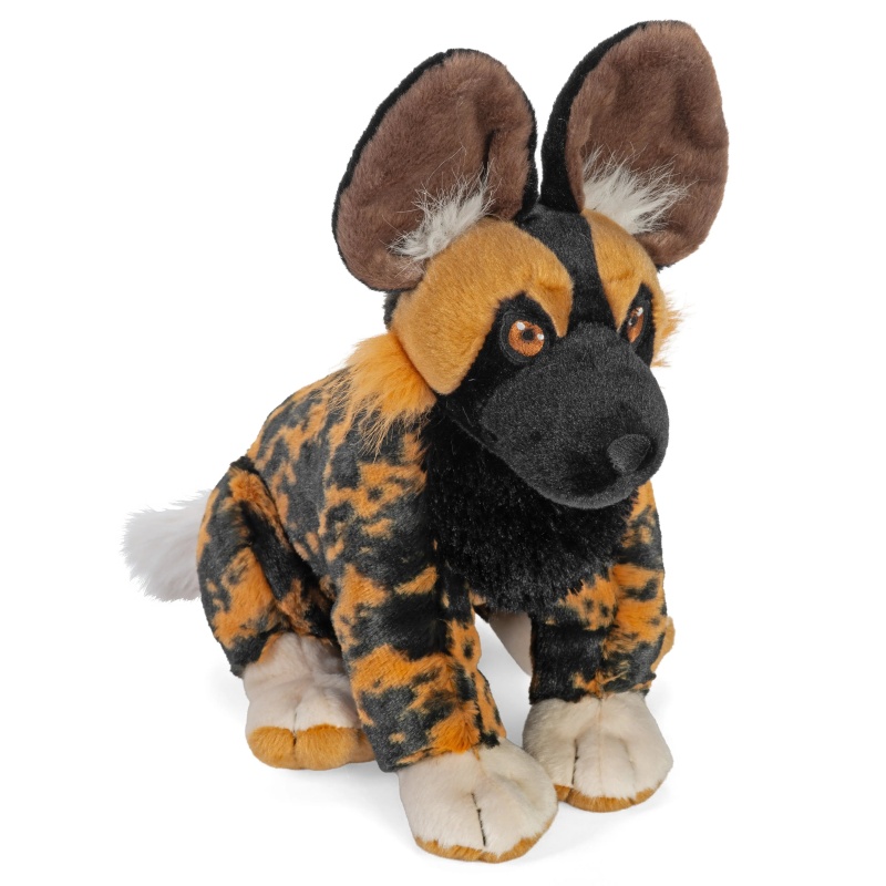 Cuddlekins Eco African Wild Dog Stuffed Animal - 12"
