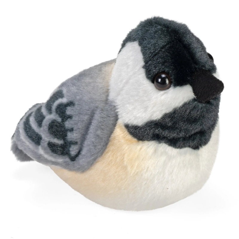 Audubon Birds Black Capped Chickadee Stuffed Animal - 5.5"