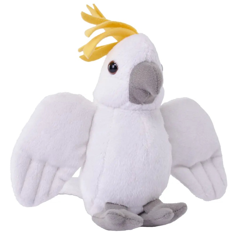 Pocketkins Eco Cockatoo Stuffed Animal - 5"