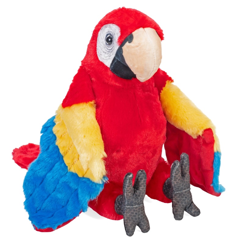 Artist Collection Eco Scarlet Macaw Stuffed Animal - 15"