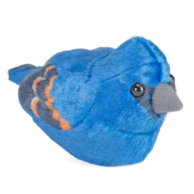 Audubon Birds Blue Grosbeak Stuffed Animal - 5.5"