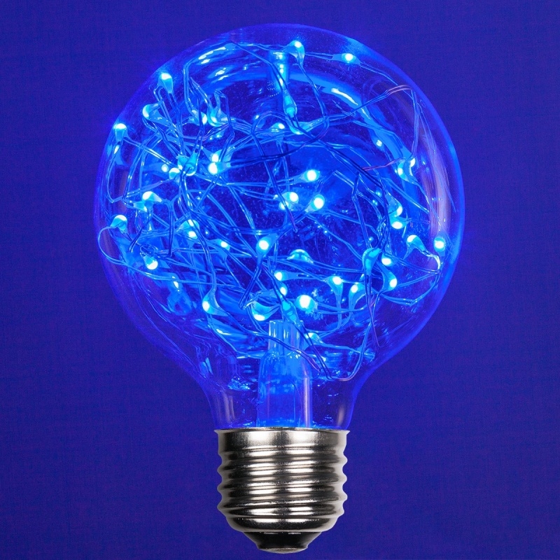 G80 Blue Imagineled Tm Fairy Light Bulbs